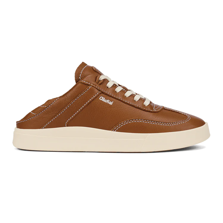 Olukai Women's Ha'upu Leather Sneakers- Fox - Image 2