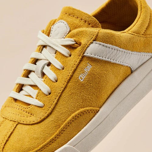 Olukai Women's Ha'upu Leather Sneakers- Mustard/Off White - Image 6