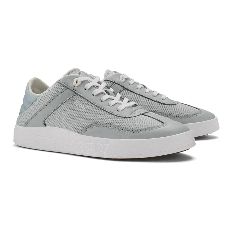 OluKai Women's Ha'upu Hulu Sneakers- Cloud Grey/ Pale Grey - Image 3