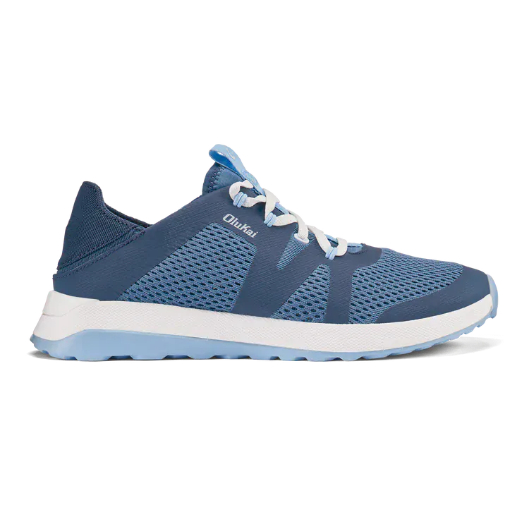 OluKai Women's Huia Shoes- Vintage Blue/ Sea Ice