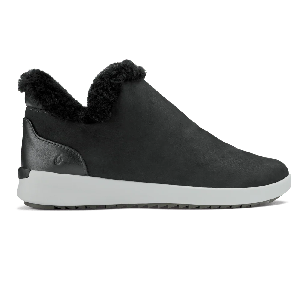 OluKai Women's Malua Hulu Booties- Onyx/ Mist Grey