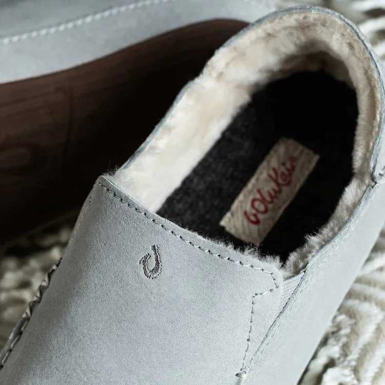 OluKai Women's Nohea Slippers- Pale Grey - Image 4