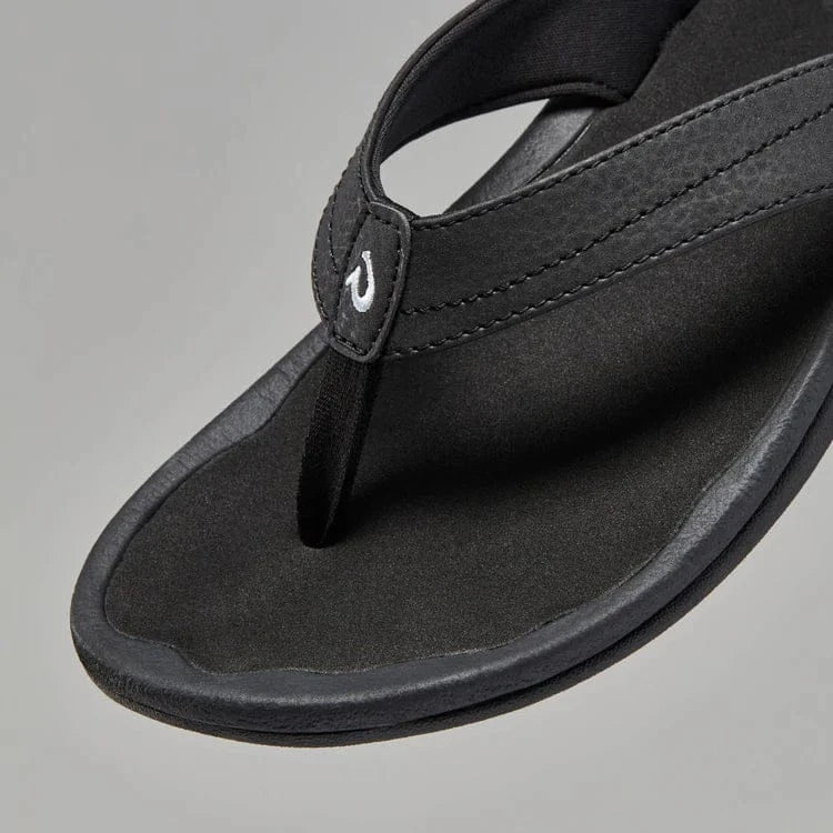 OluKai Women's Ohana Sandals- Black - Image 4