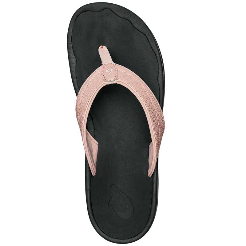 OluKai Women's Ohana Sandals- Petal Pink/Black - Image 3