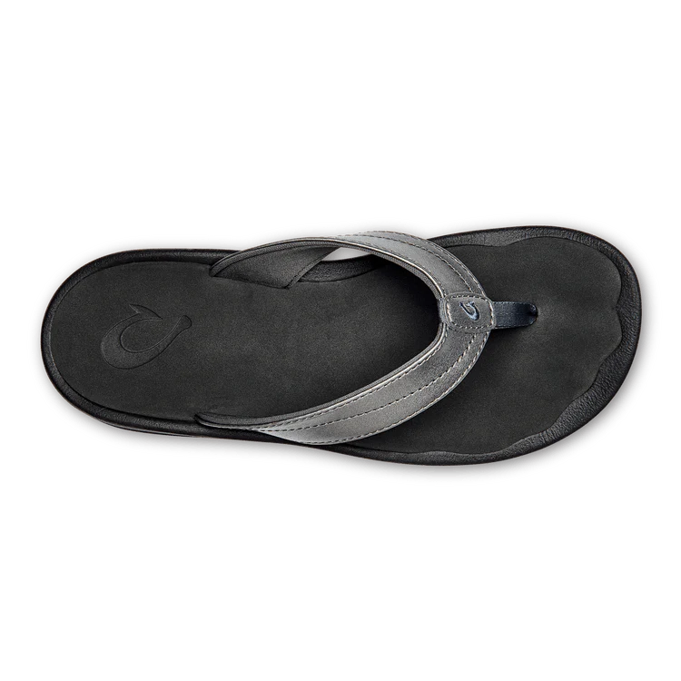 OluKai Women's Ohana Sandals- Pewter/Black - Image 2