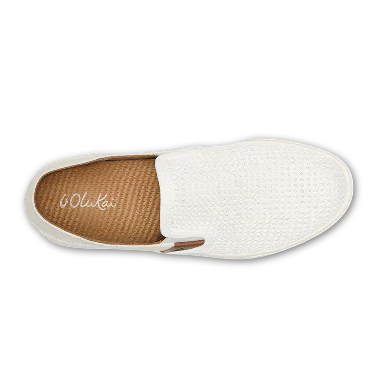 OluKai Women's Pehuea Slip Ons- Bright White - Image 7
