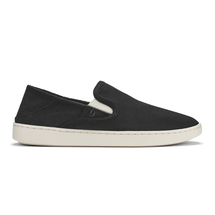 OluKai Women's Pehuea Slip Ons- Black