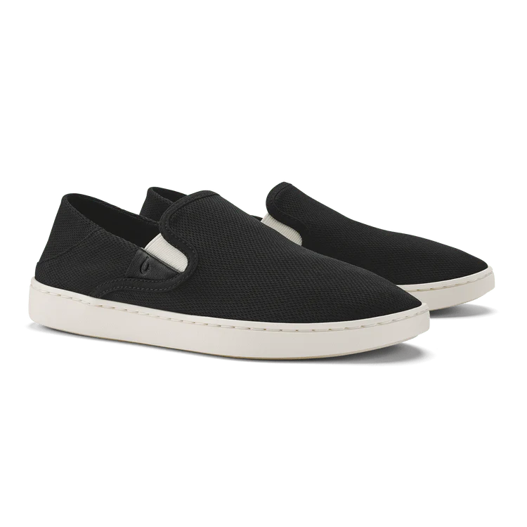 OluKai Women's Pehuea Slip Ons- Black - Image 3