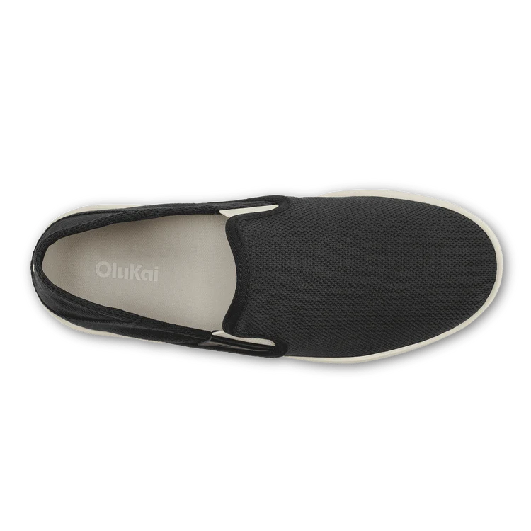 OluKai Women's Pehuea Slip Ons- Black - Image 4