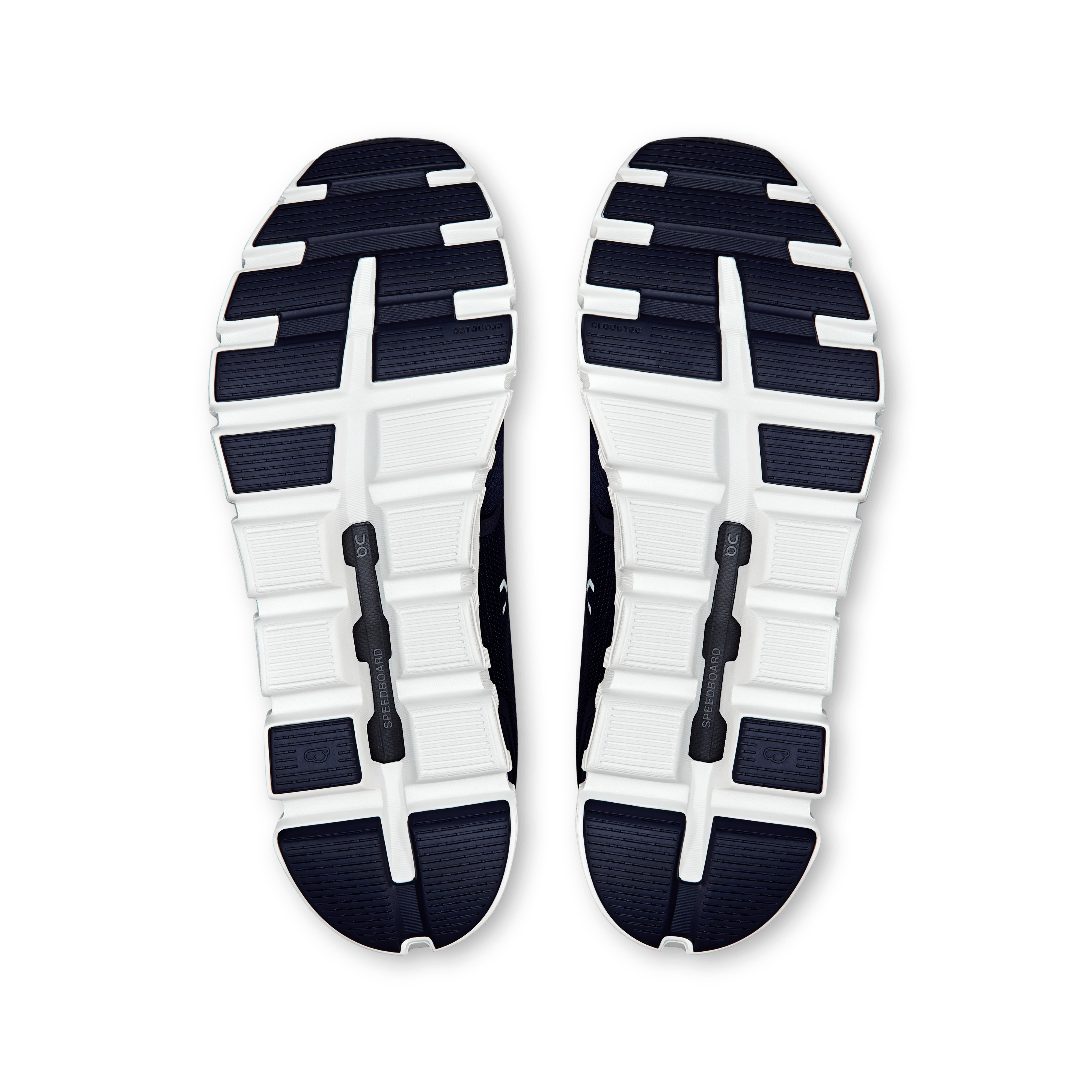 On Cloud Men's Cloud 6 Running Shoes- Midnight/ White - Image 3