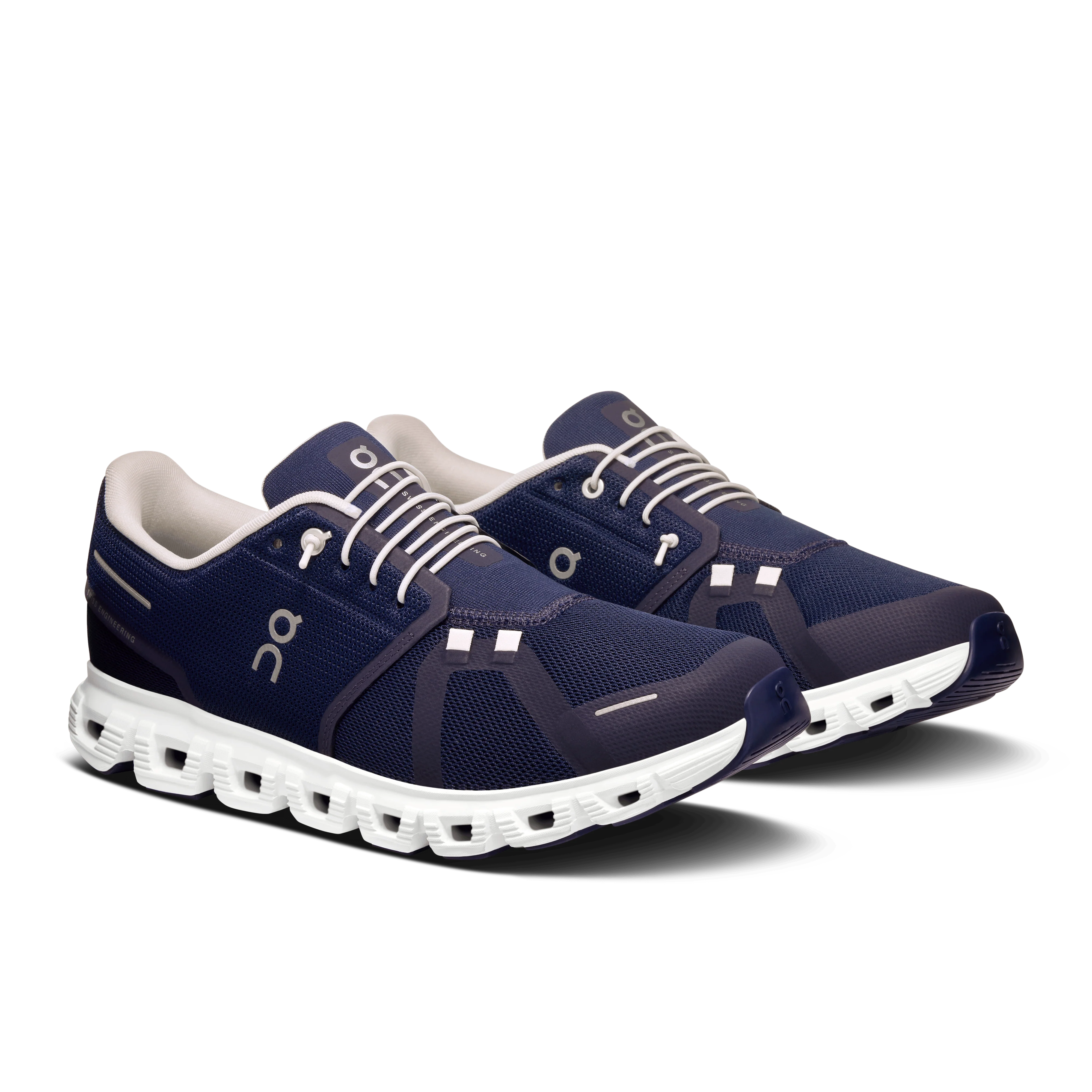 On Cloud Men's Cloud 6 Running Shoes- Midnight/ White - Image 5