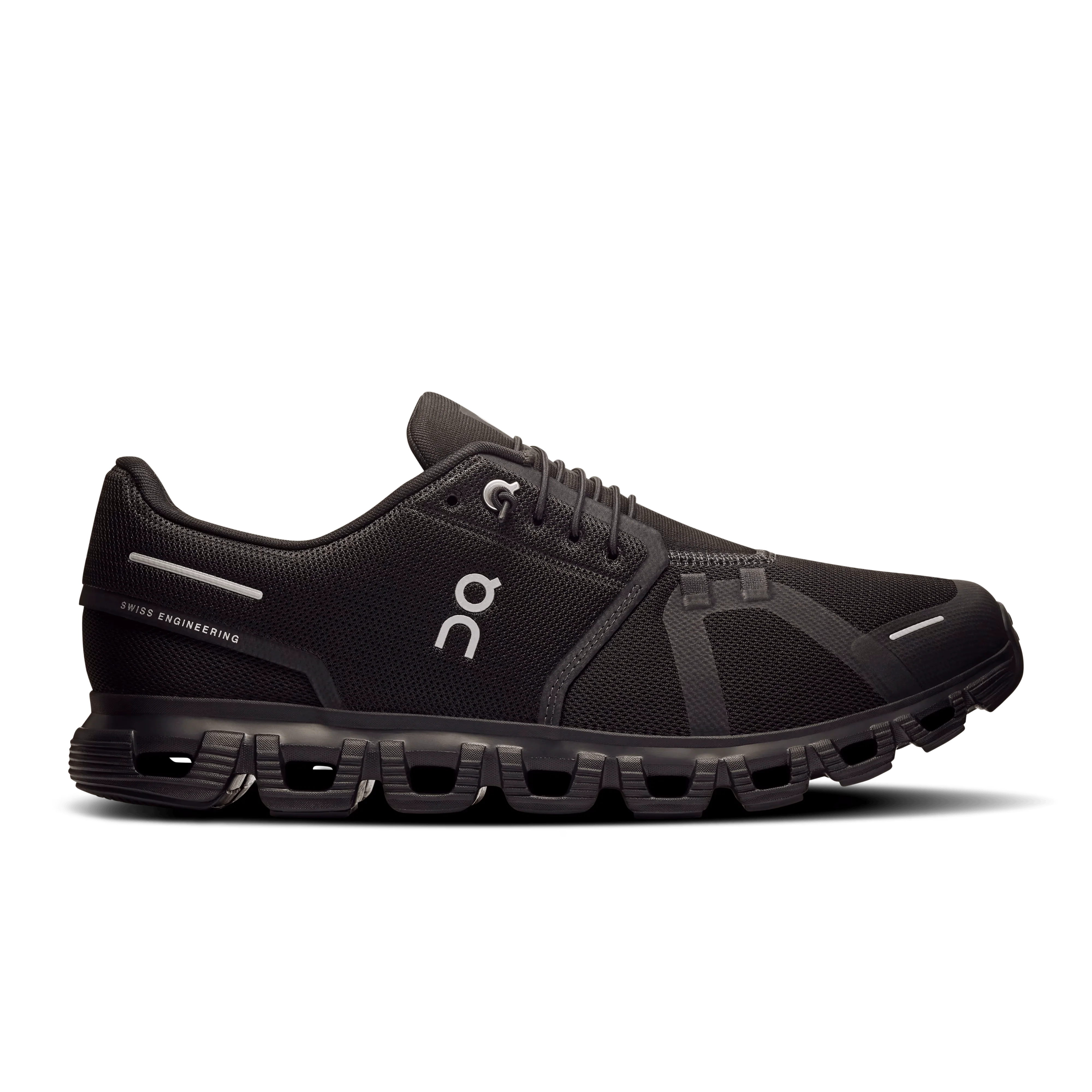 On Cloud Men's Cloud 6 Running Shoes- Black/ Black