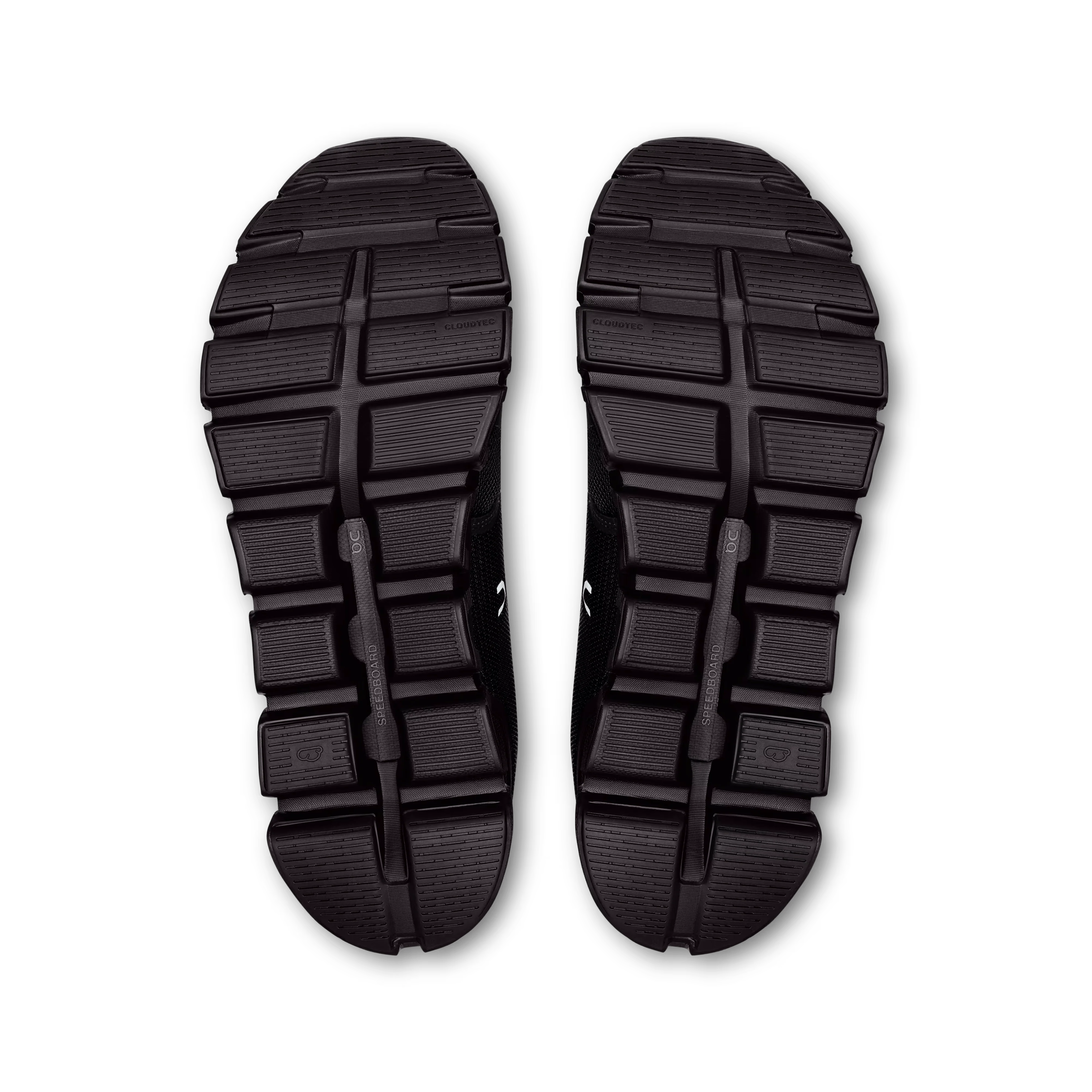 On Cloud Men's Cloud 6 Running Shoes- Black/ Black - Image 3
