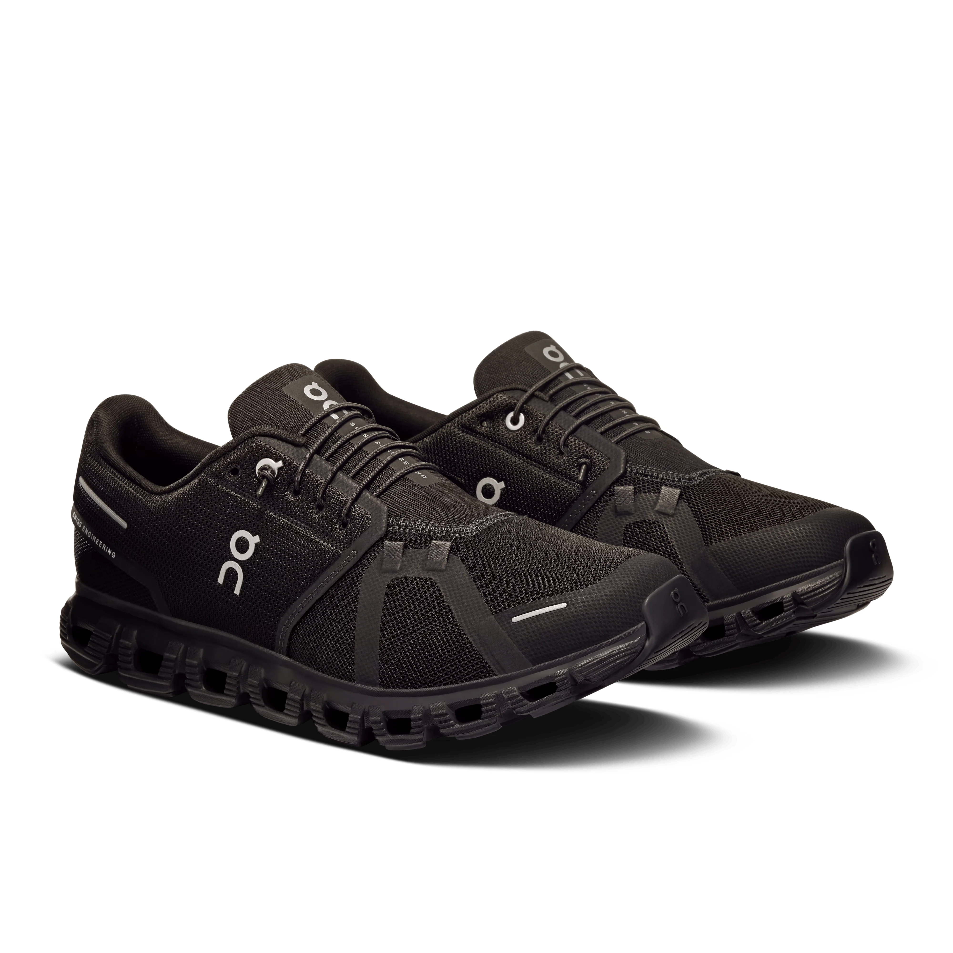 On Cloud Men's Cloud 6 Running Shoes- Black/ Black - Image 6