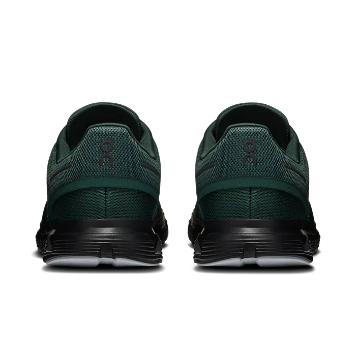 On Cloud Men's Cloud 6 Running Shoes- Evergreen/ Glacier - Image 4
