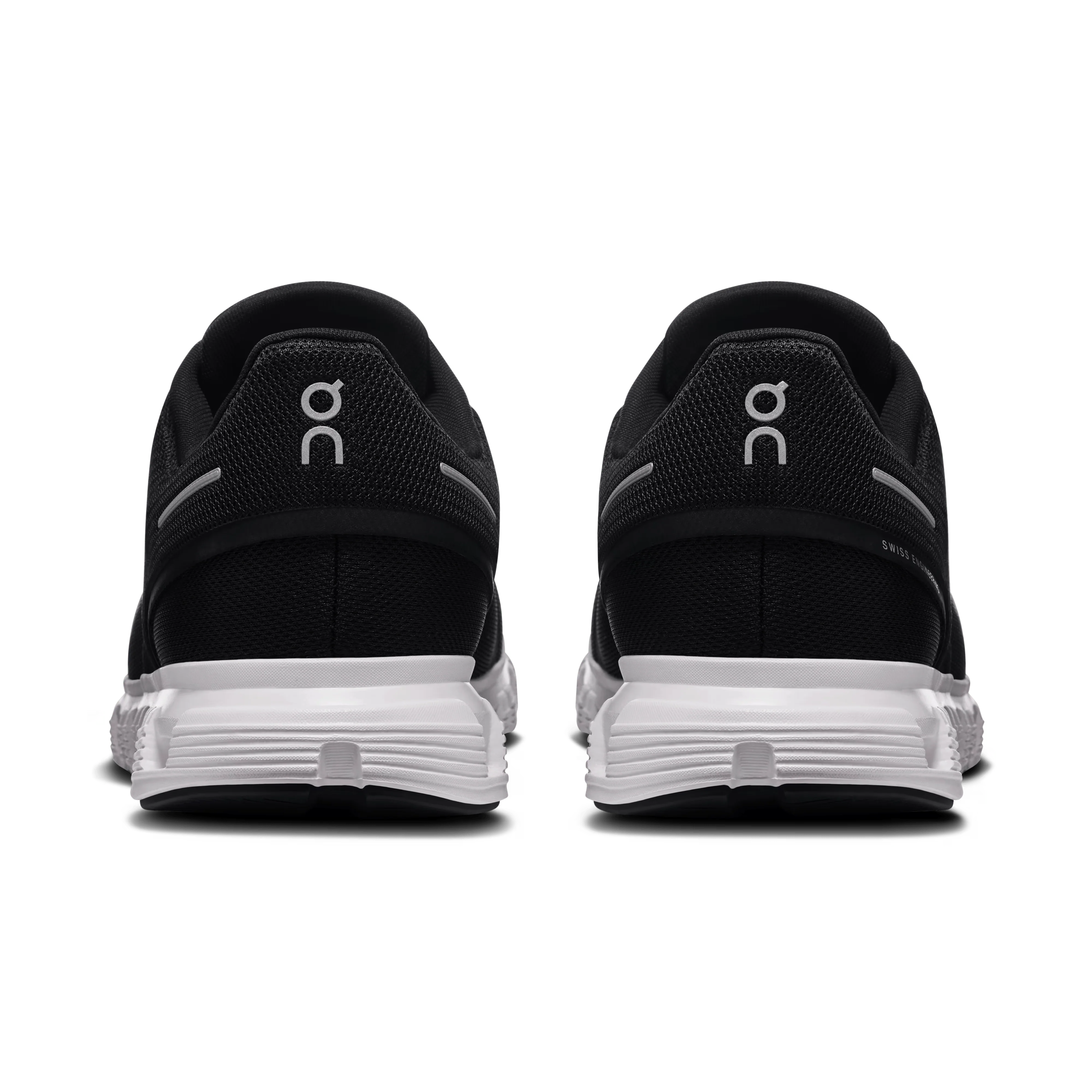 On Cloud Men's Cloud 6 Running Shoes- Black/ White - Image 5