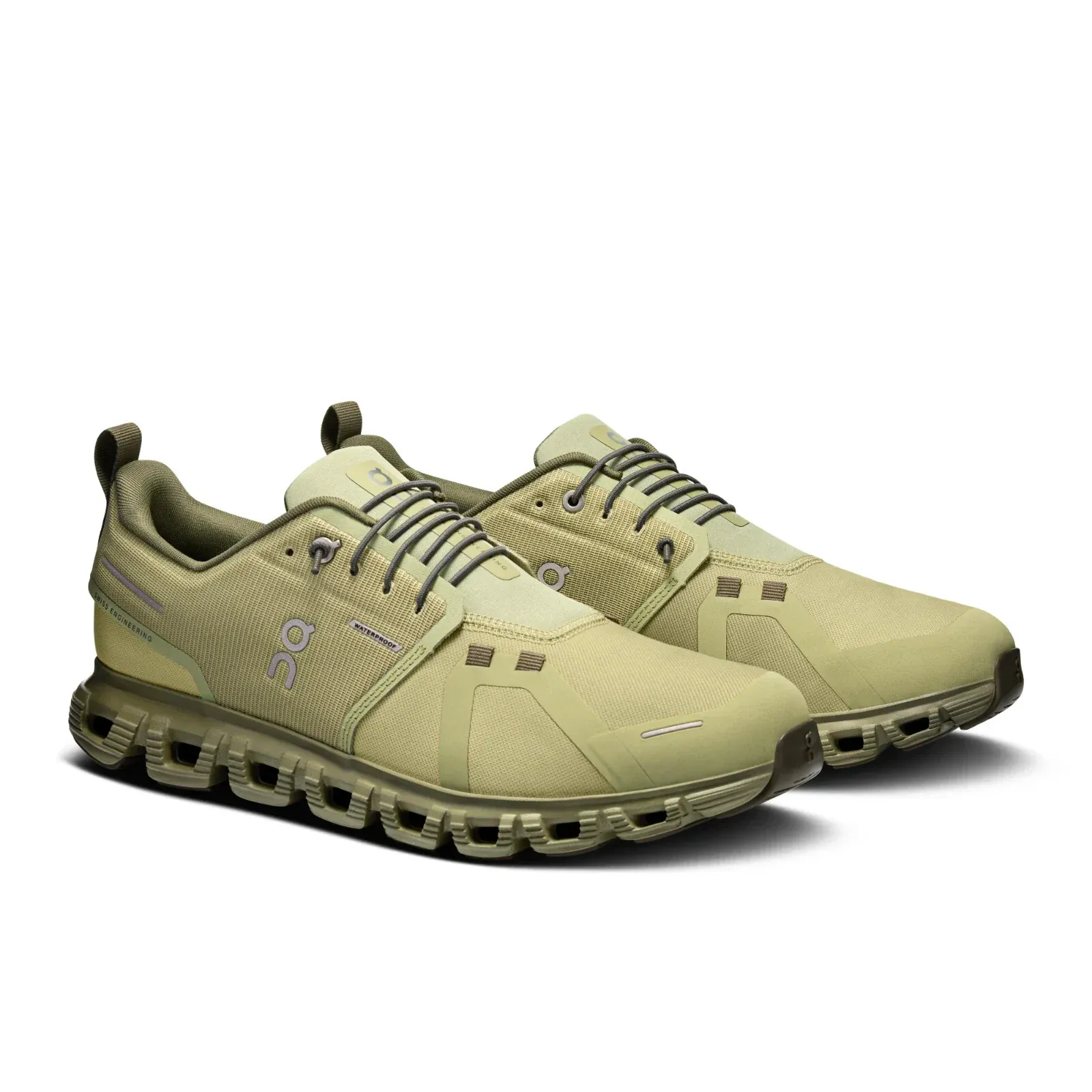 On Cloud Men's Cloud 6 Waterproof Running Shoes- Caper/ Grove - Image 5