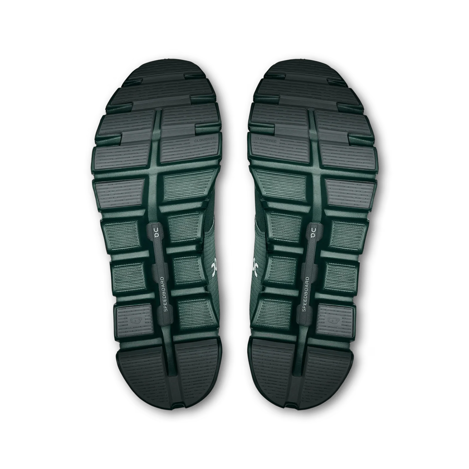 On Cloud Men's Cloud 6 Waterproof Running Shoes- Olive/ Evergreen - Image 3