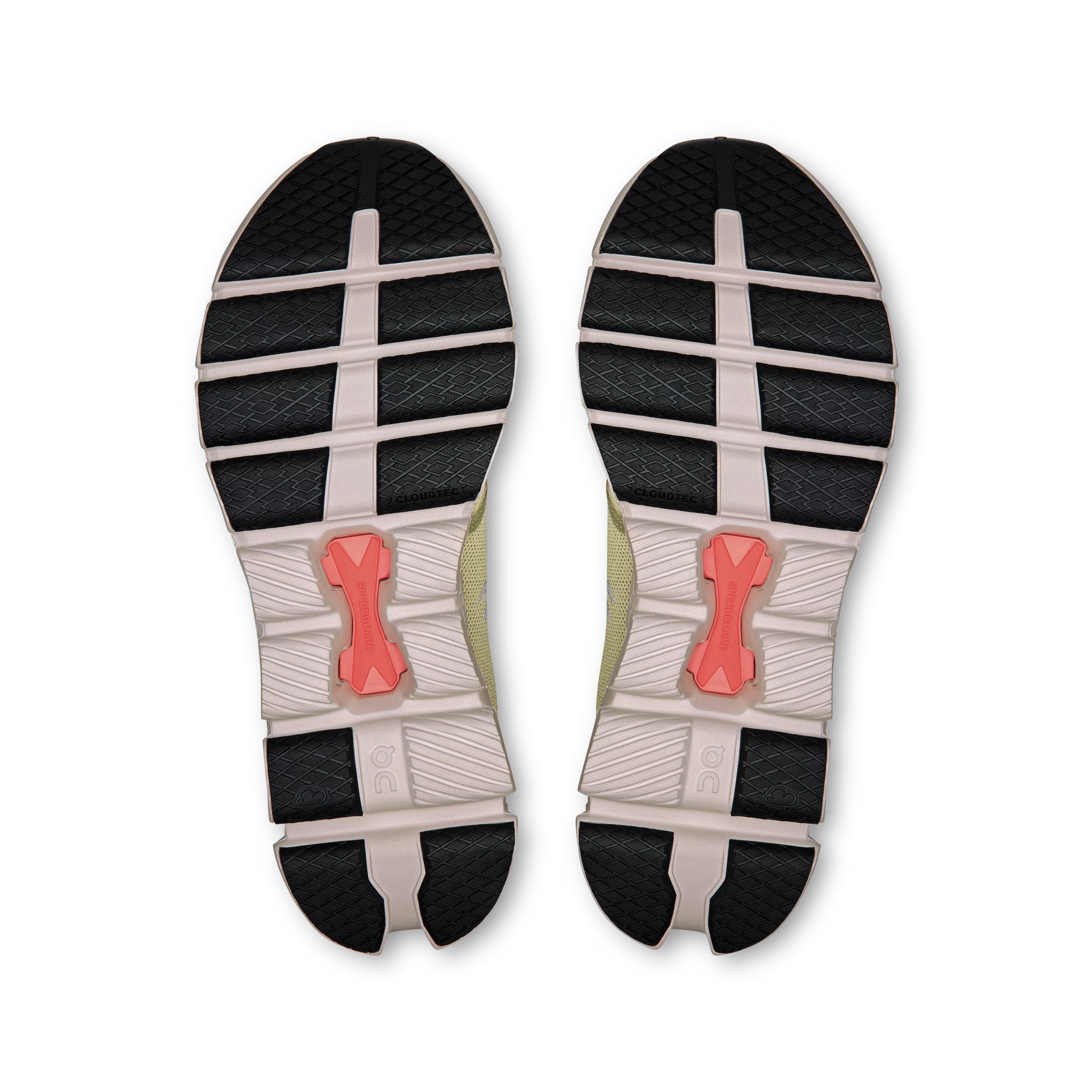 On Cloud Men's Cloud X4 Running Shoes- Caper/ Salmon - Image 3