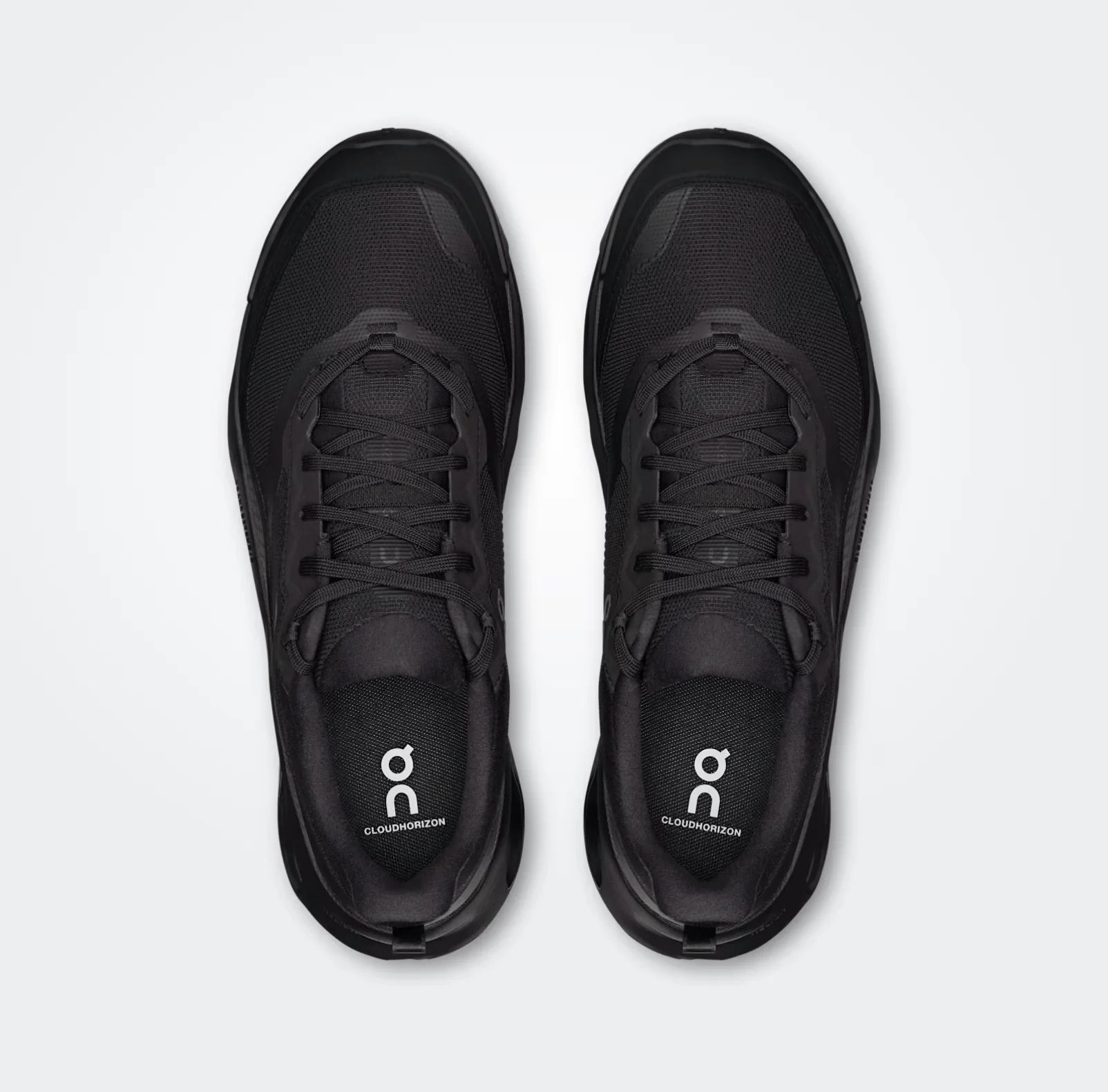 On Cloud Men's Cloudhorizon 2 Waterproof Hiking Shoes- Black/ Black - Image 2