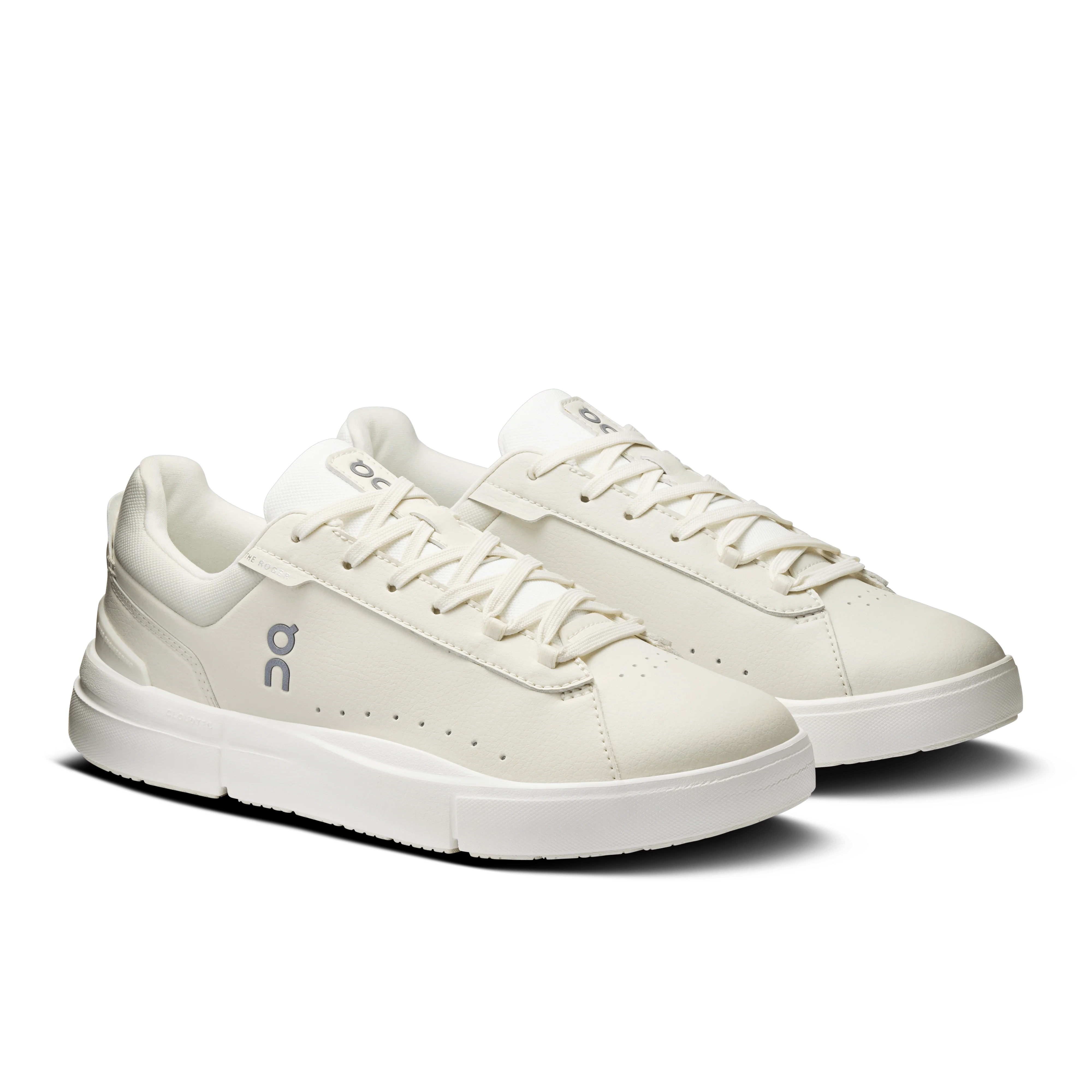 On Cloud Women’s The ROGER Advantage Tennis Shoes - Ivory/ Ivory - Image 3