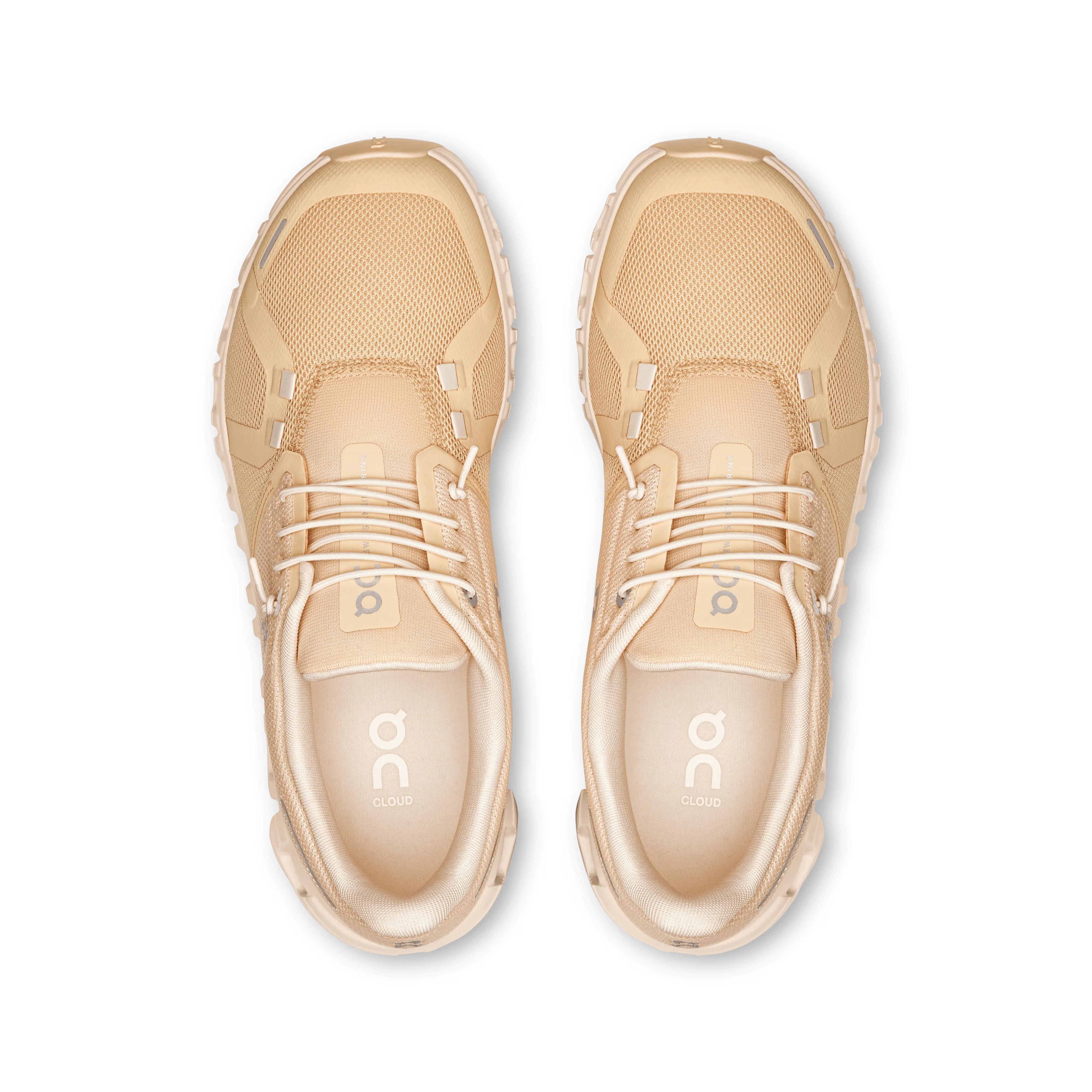 On Cloud Women's Cloud 6 Running Shoes- Blonde/ Dew - Image 2