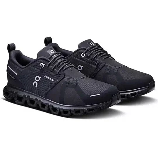 On Cloud Women's Cloud 6 Waterproof Running Shoes- Black - Image 2