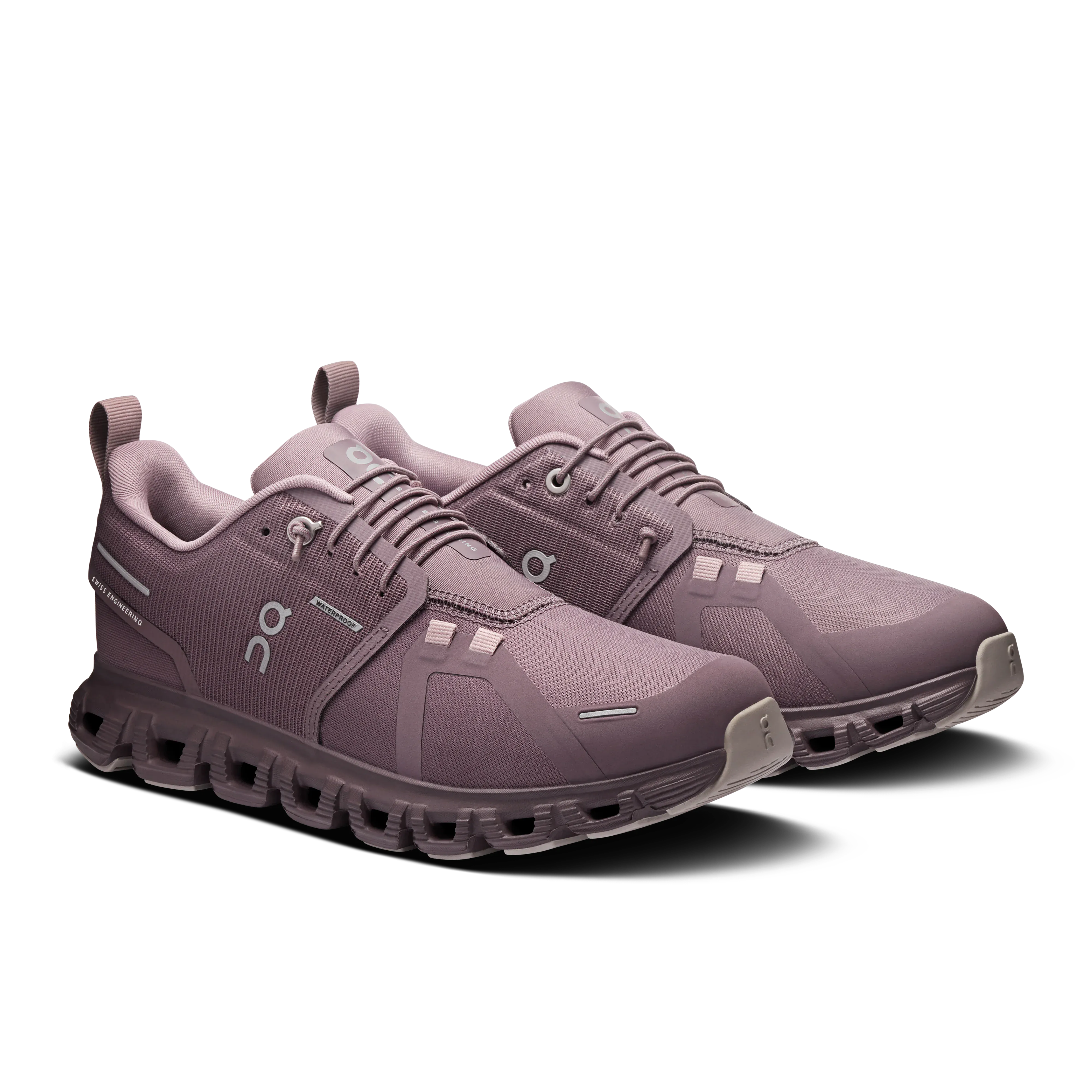 On Cloud Women's Cloud 6 Waterproof Running Shoes- Gobi/ Gobi - Image 2