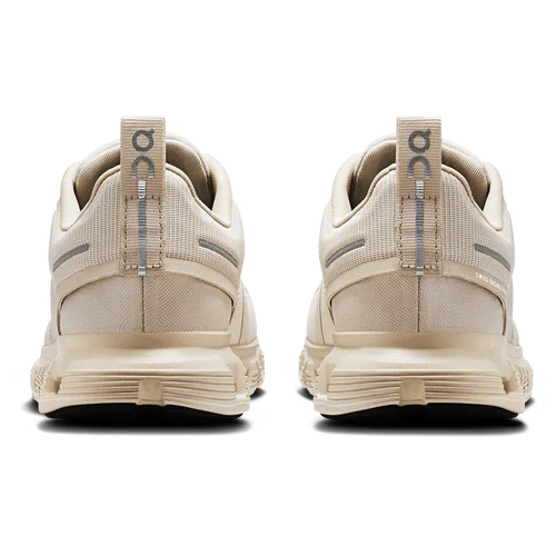 On Cloud Women's Cloud 6 Waterproof Running Shoes- Pearl/ Cream - Image 5