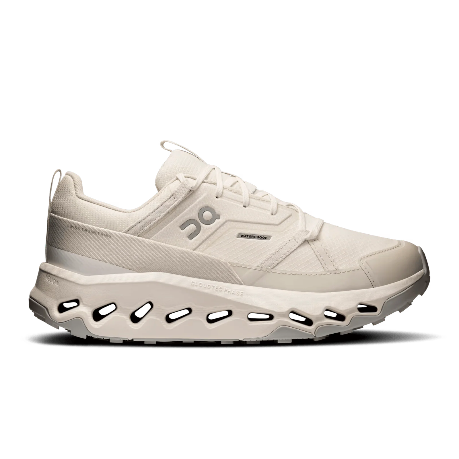 On Cloud Women's Cloudhorizon Waterproof Hiking Shoes- Ivory/ Ice