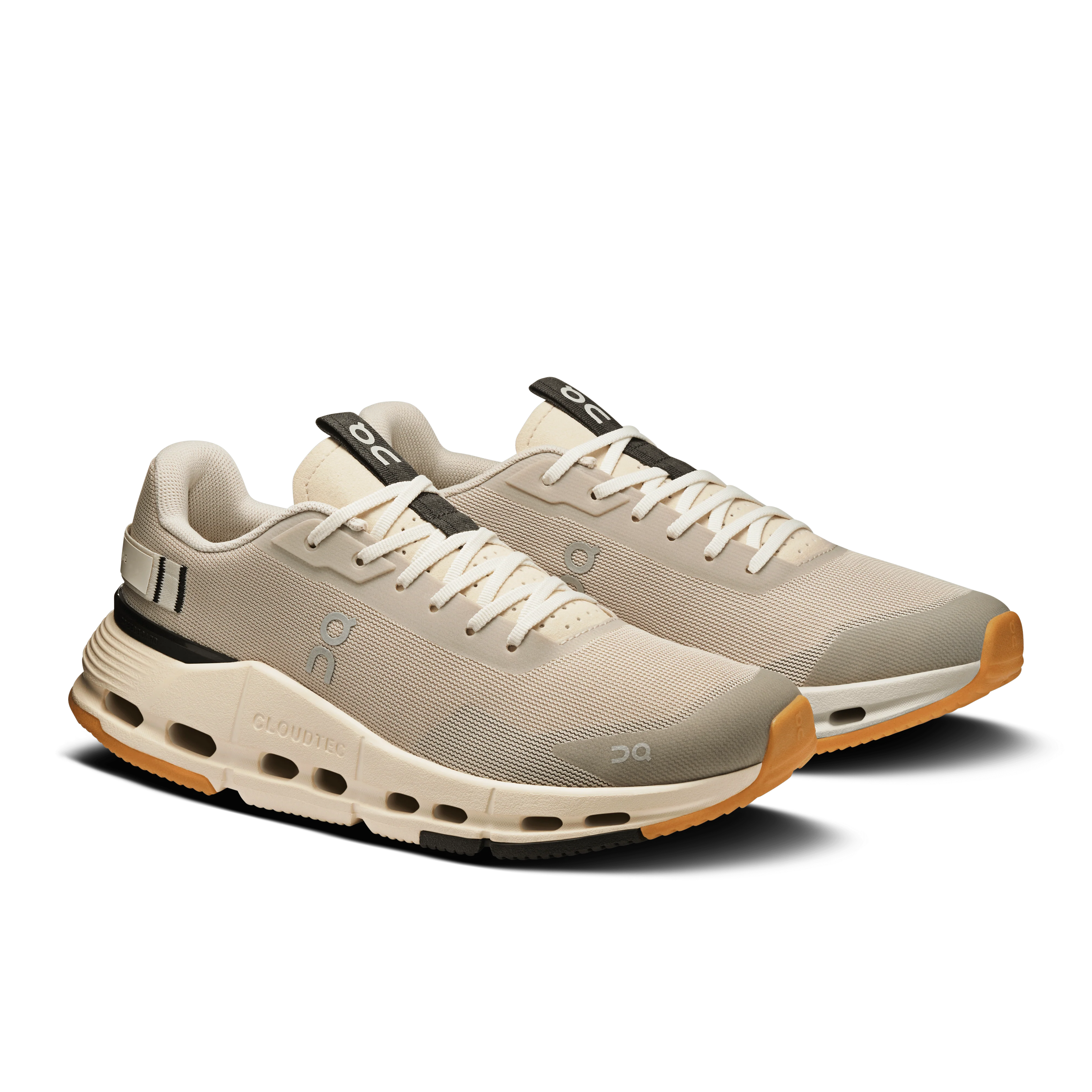 On Cloud Women's Cloudnova Form 2 Running Shoes- Truffle/ Dew - Image 2