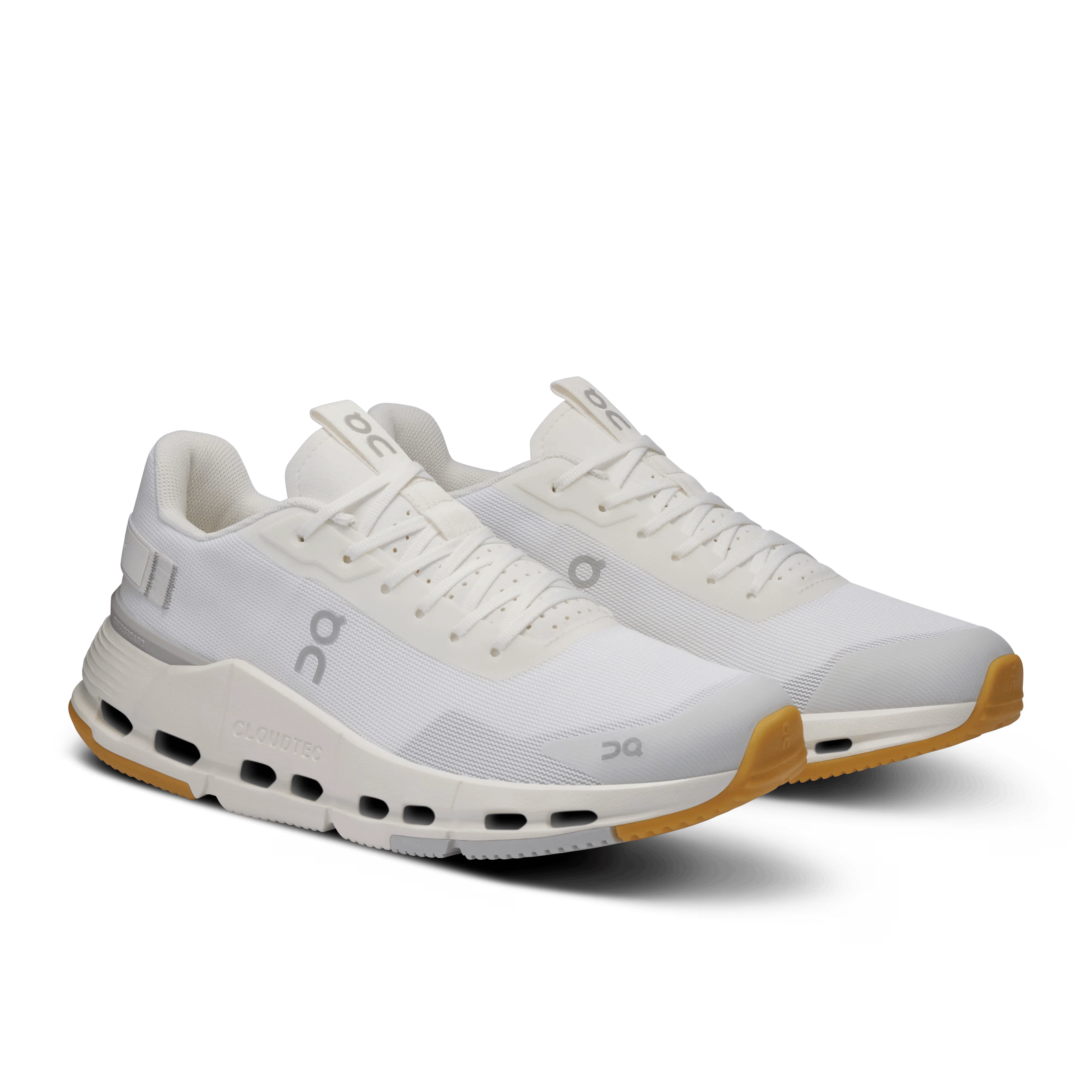 On Cloud Women's Cloudnova Form 2 Running Shoes- White/ Ivory - Image 6