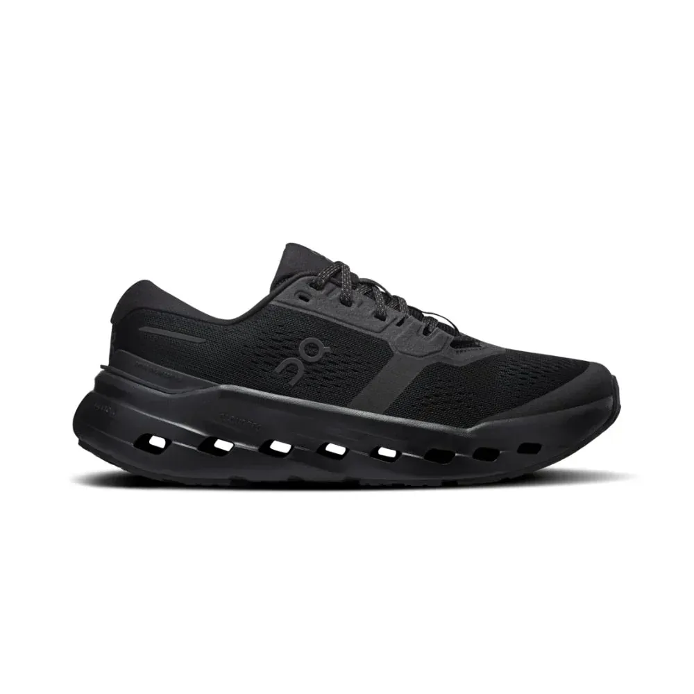 On Cloud Men's Cloudrunner 3 Running Shoes- Black/ Black