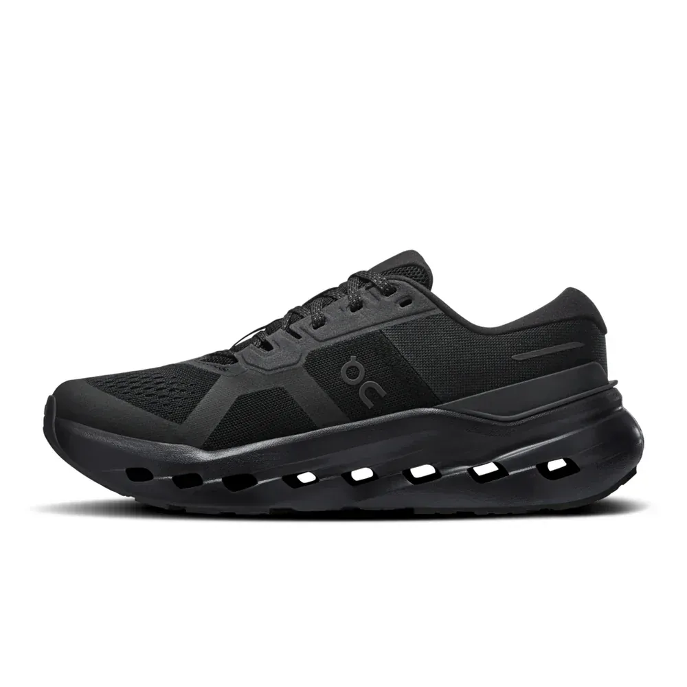 On Cloud Men's Cloudrunner 3 Running Shoes- Black/ Black - Image 2