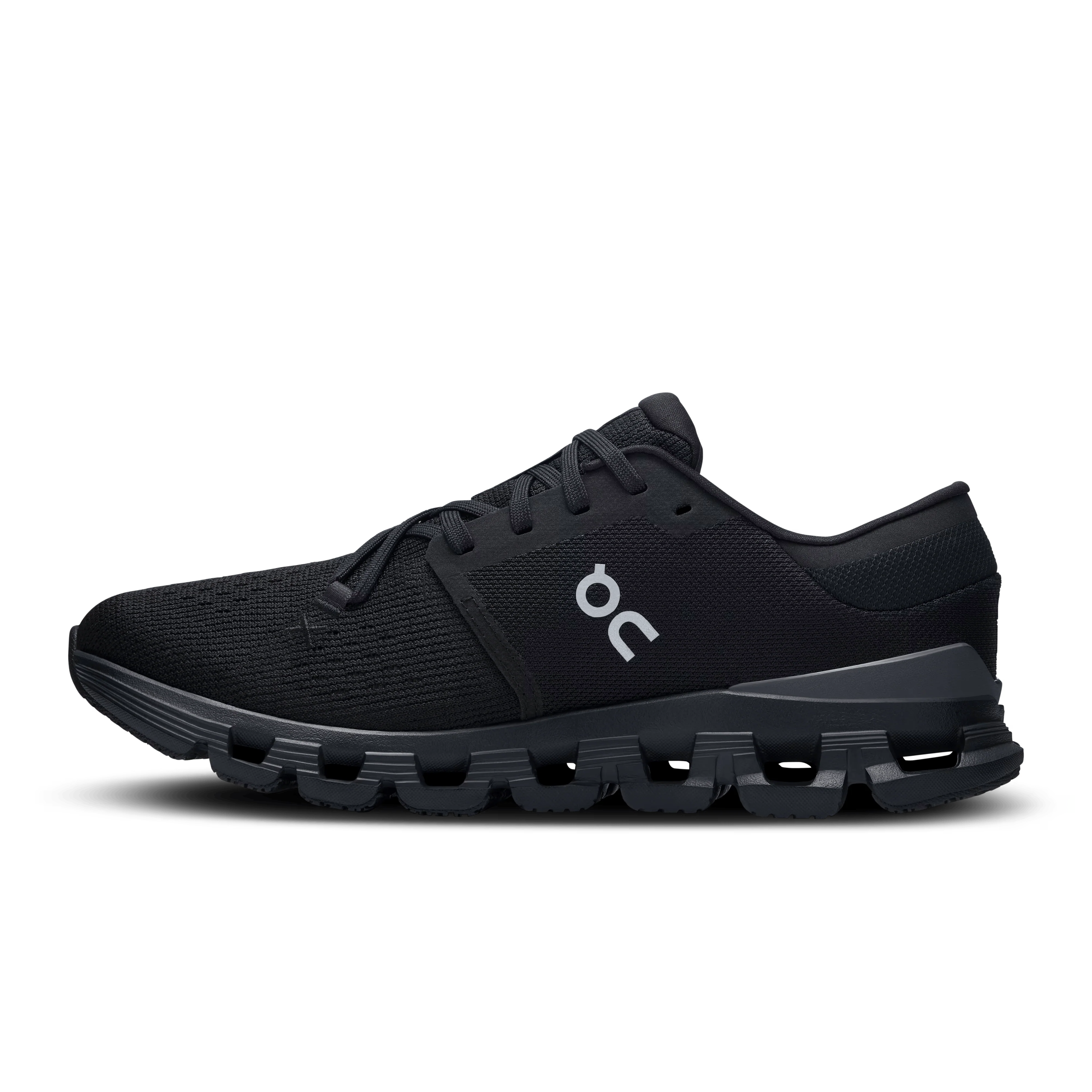 On Cloud Women's Cloud X4 Running Shoes- Black/Eclipse - Image 4
