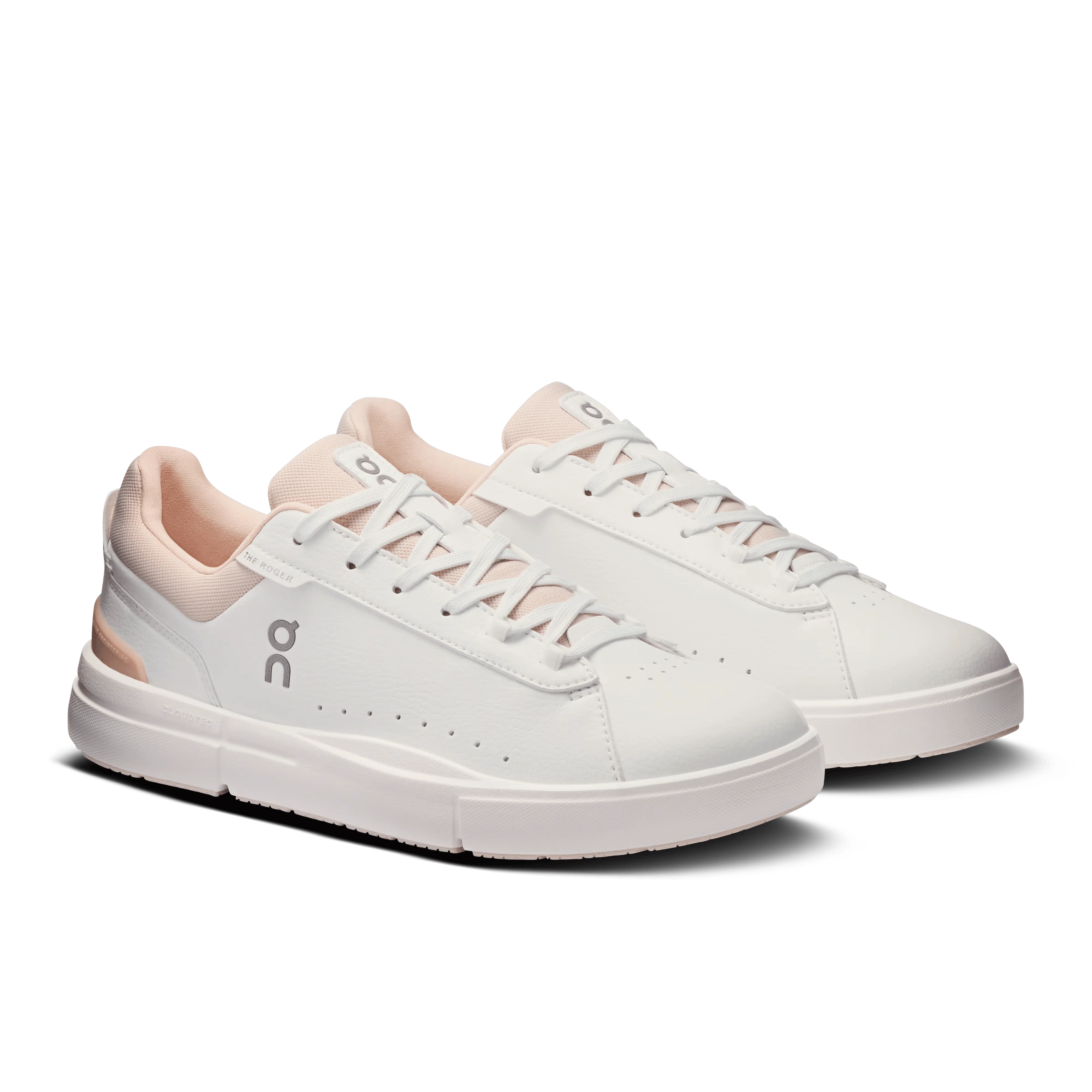 On Cloud Women’s The ROGER Advantage Tennis Shoes- White/Rosehip - Image 6