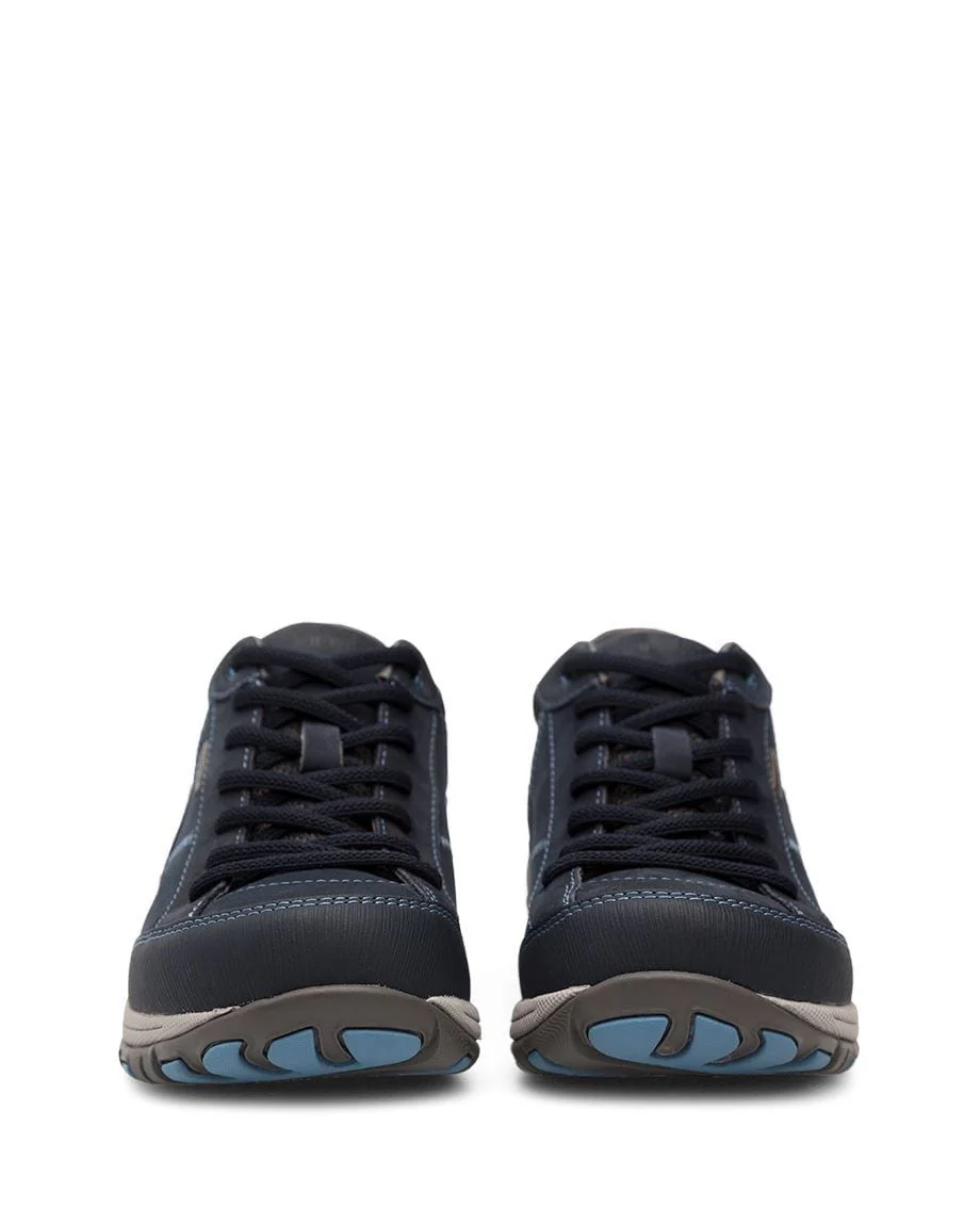Dansko Women's Paisley Walking Shoes- Navy Milled Nubuck - Image 5