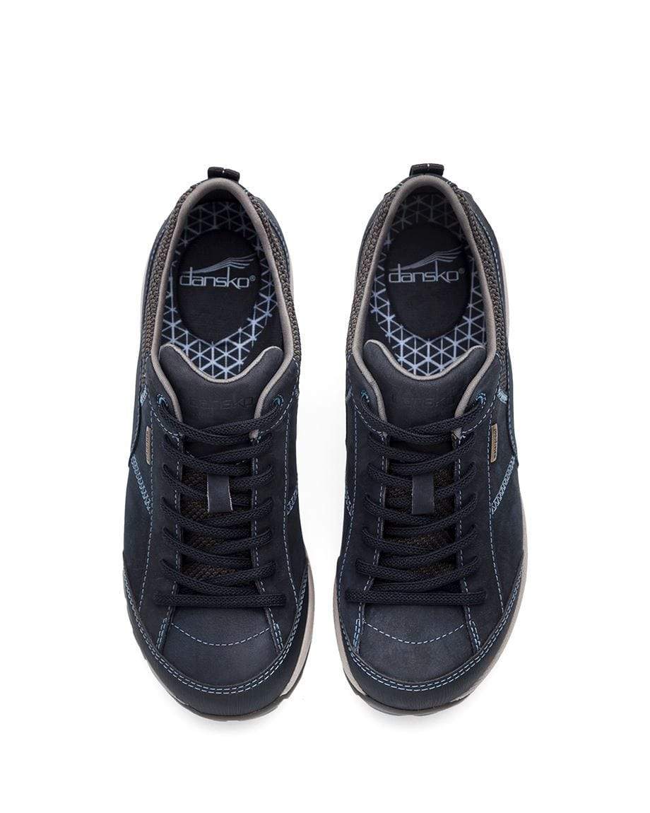 Dansko Women's Paisley Walking Shoes- Navy Milled Nubuck - Image 6