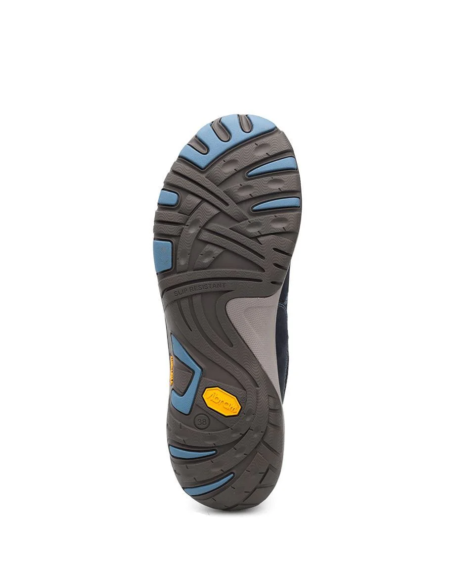 Dansko Women's Paisley Walking Shoes- Navy Milled Nubuck - Image 7