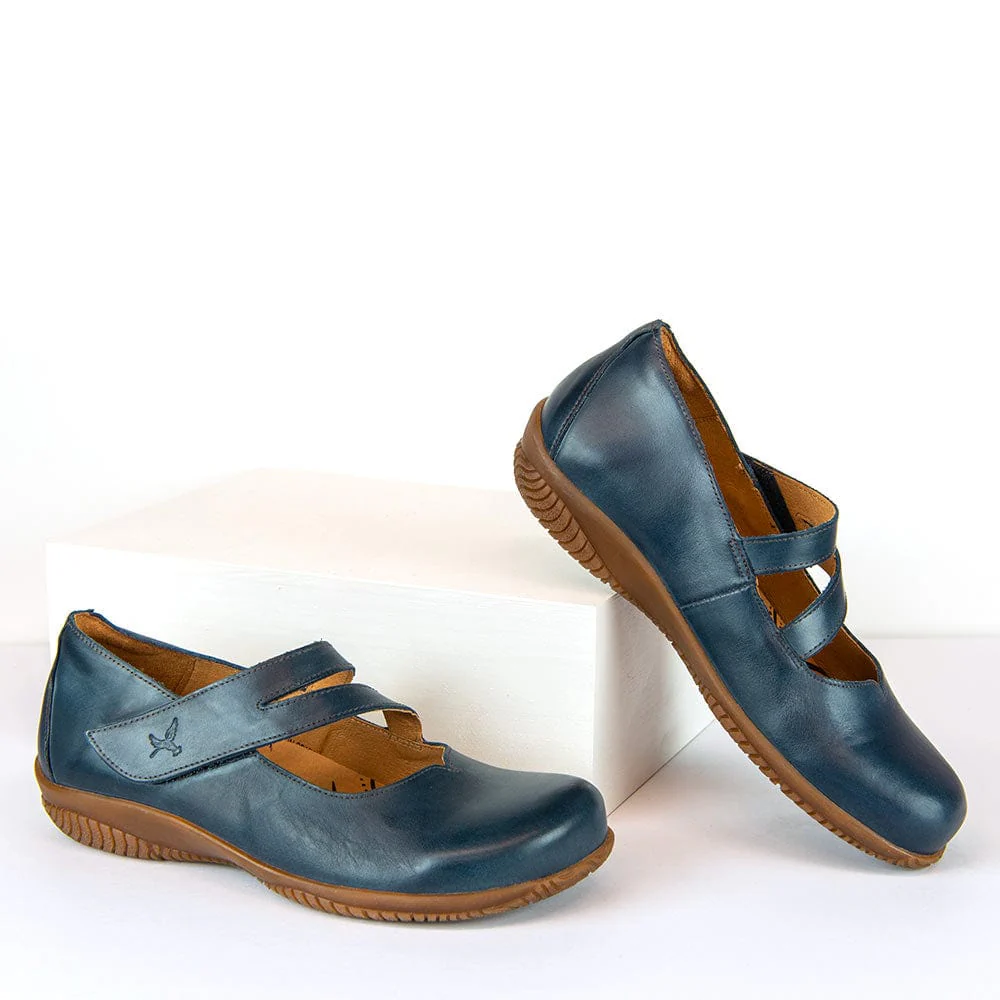 Portofino Women's Mary Janes- Blue - Image 2