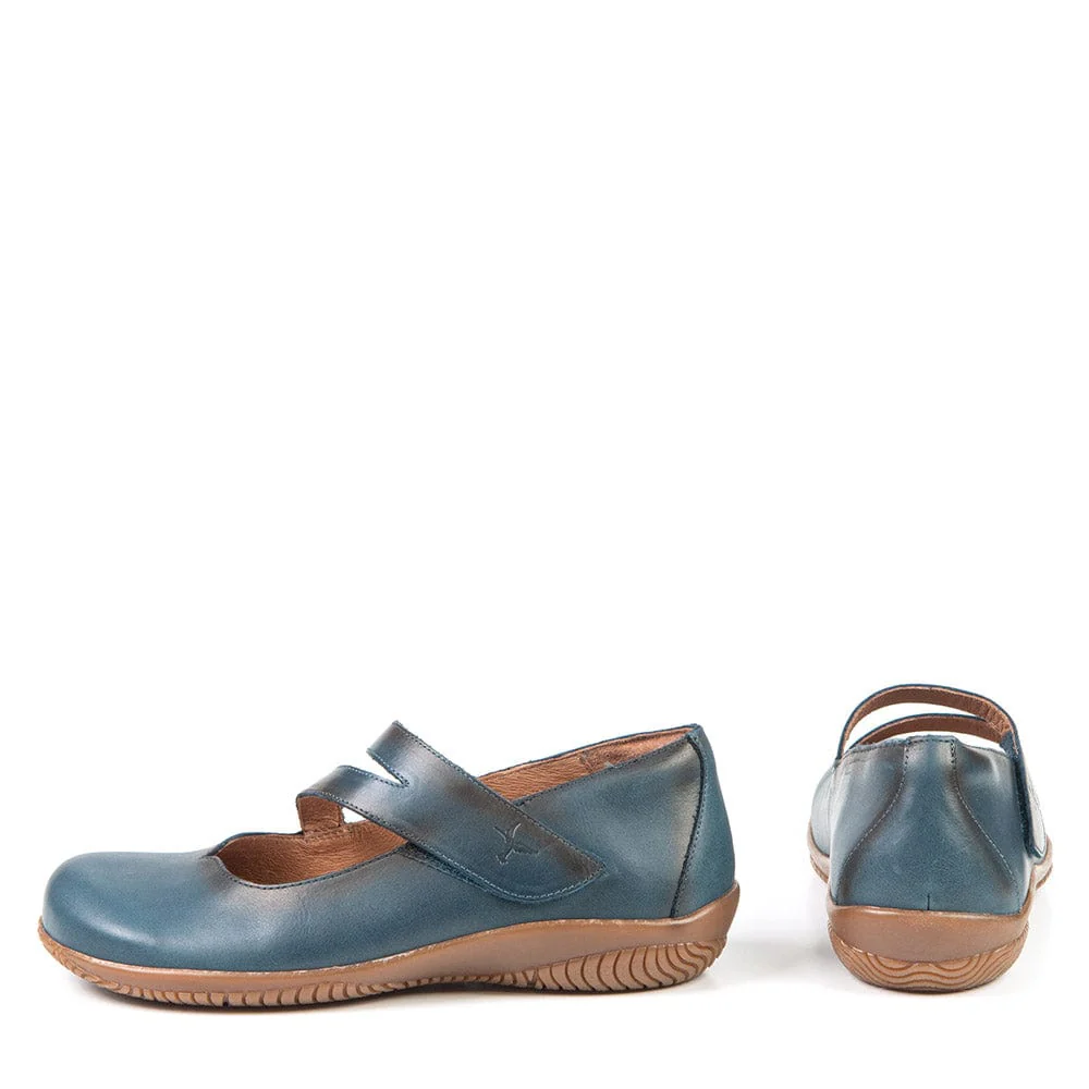 Portofino Women's Mary Janes- Petrol - Image 3