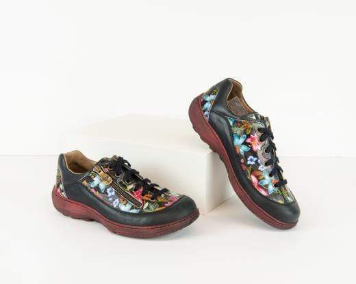 Portofino Women's Pattern Lace & Zip Sneakers- Mexico - Image 3