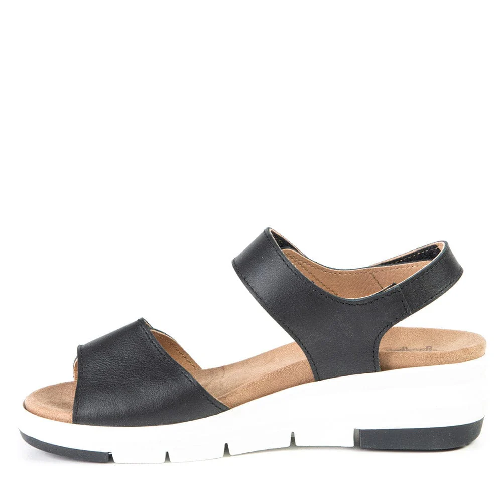 Portofino Women's Luciana Wedge Sandals- Preto - Image 2