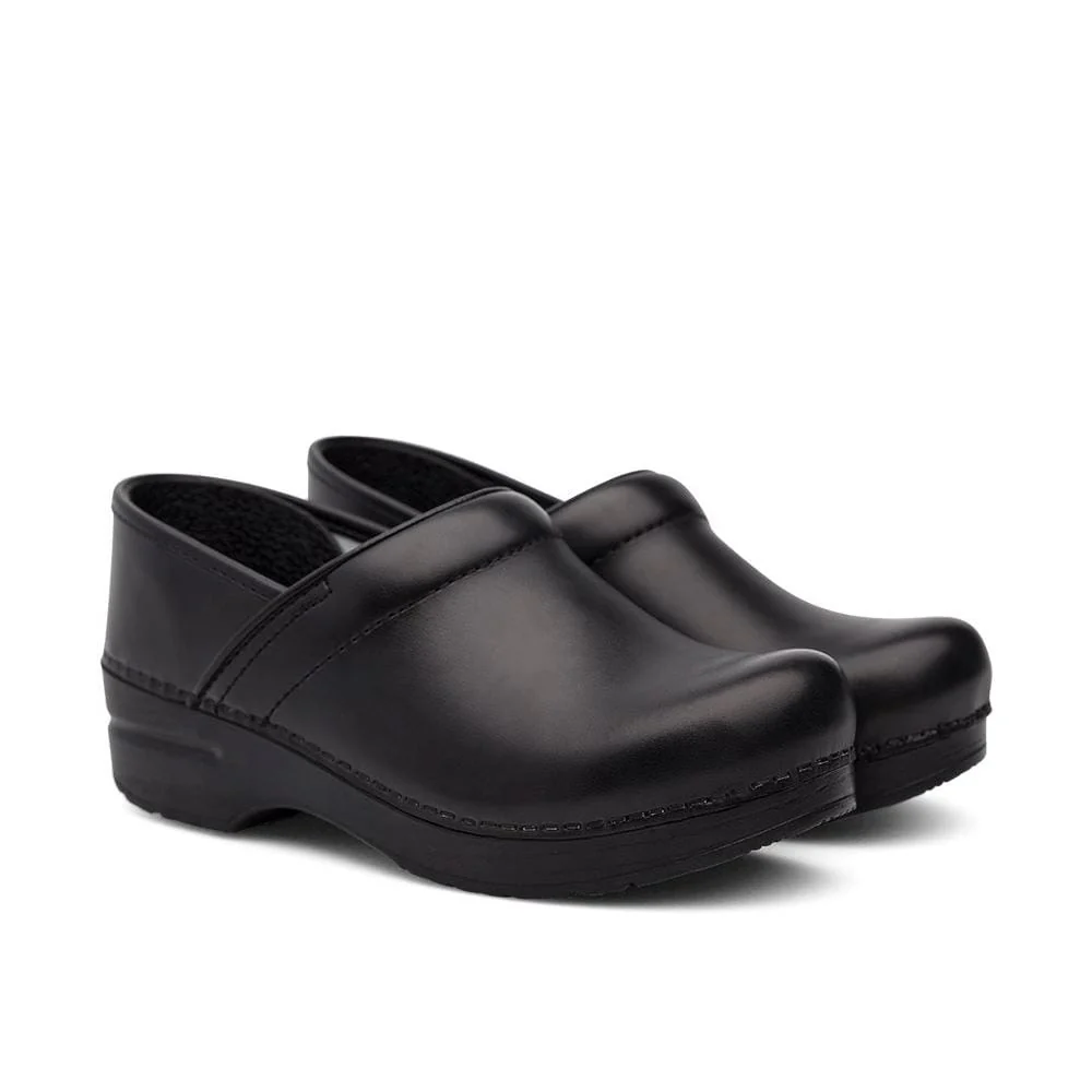 Dansko Unisex Professional Box Clogs- Black - Image 3