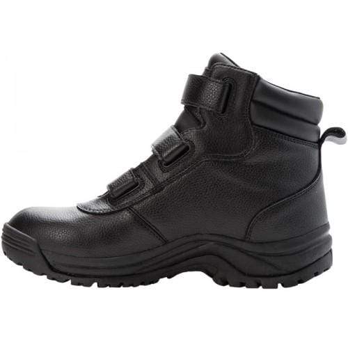 Propet Men's Cliff Walker Velcro Boots- Black - Image 4
