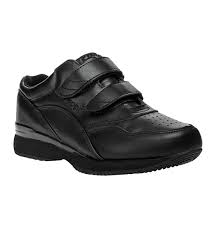 Propet Women's Tour Walker Velcro Walking Shoes- Black - Image 2