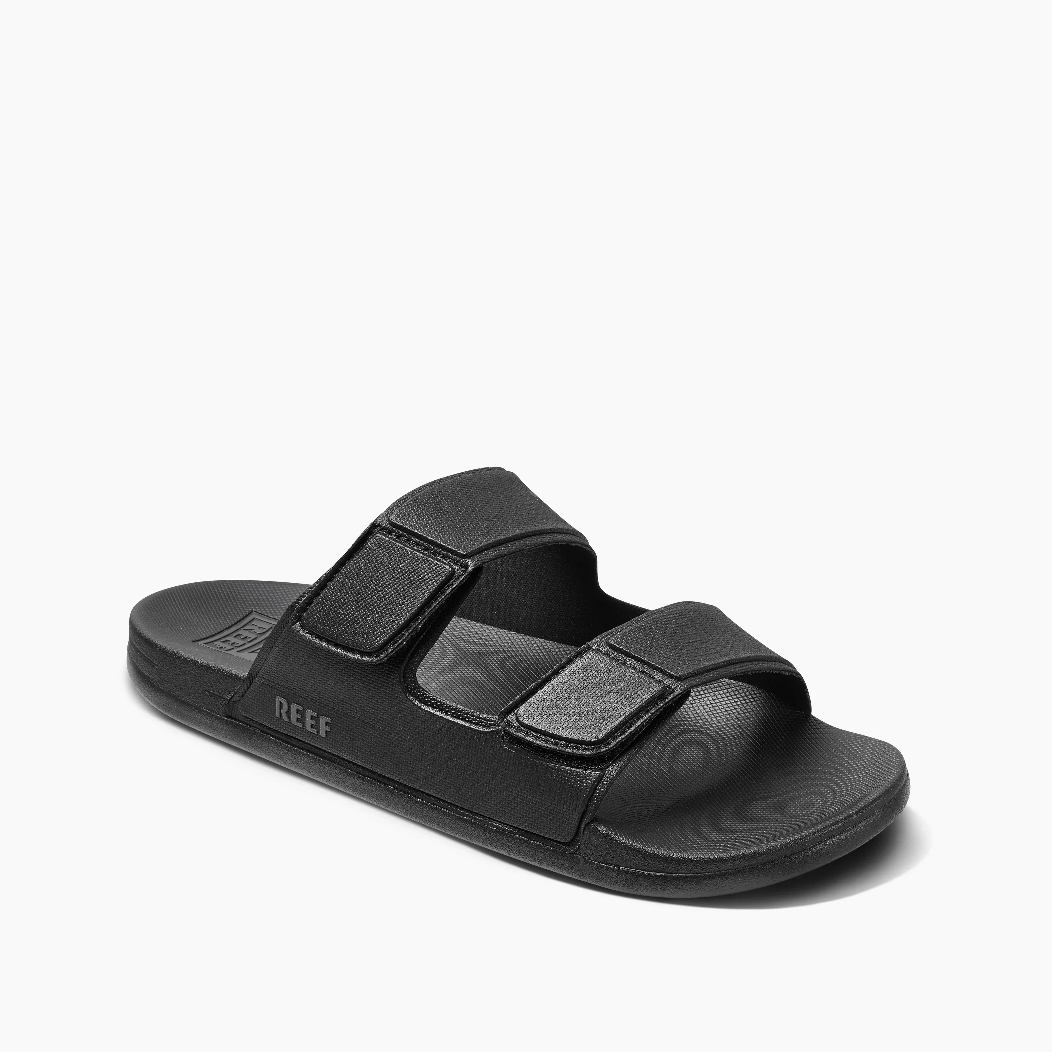 Reef Men's Cushion Tradewind Slide Sandals- Black - Image 2