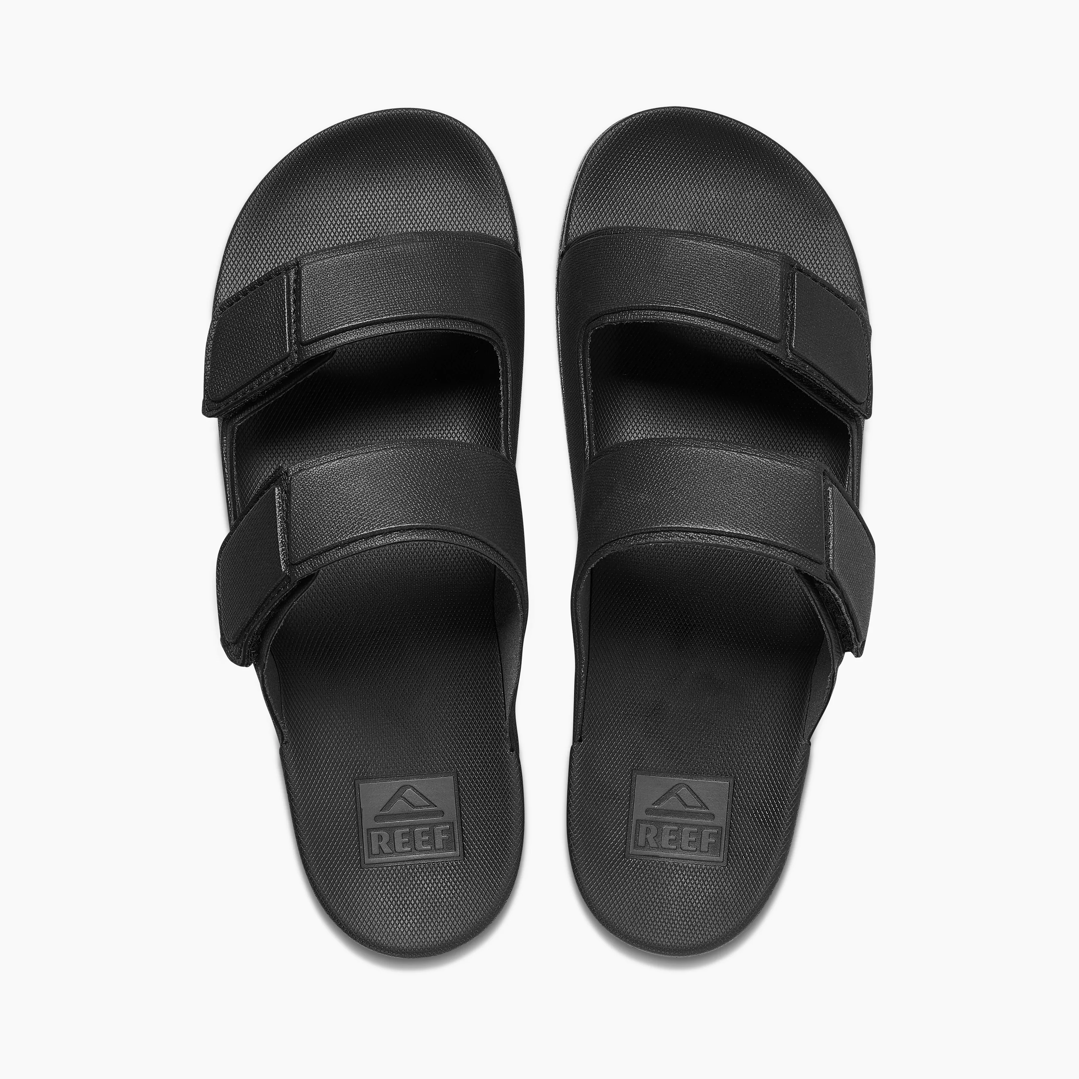 Reef Men's Cushion Tradewind Slide Sandals- Black - Image 4