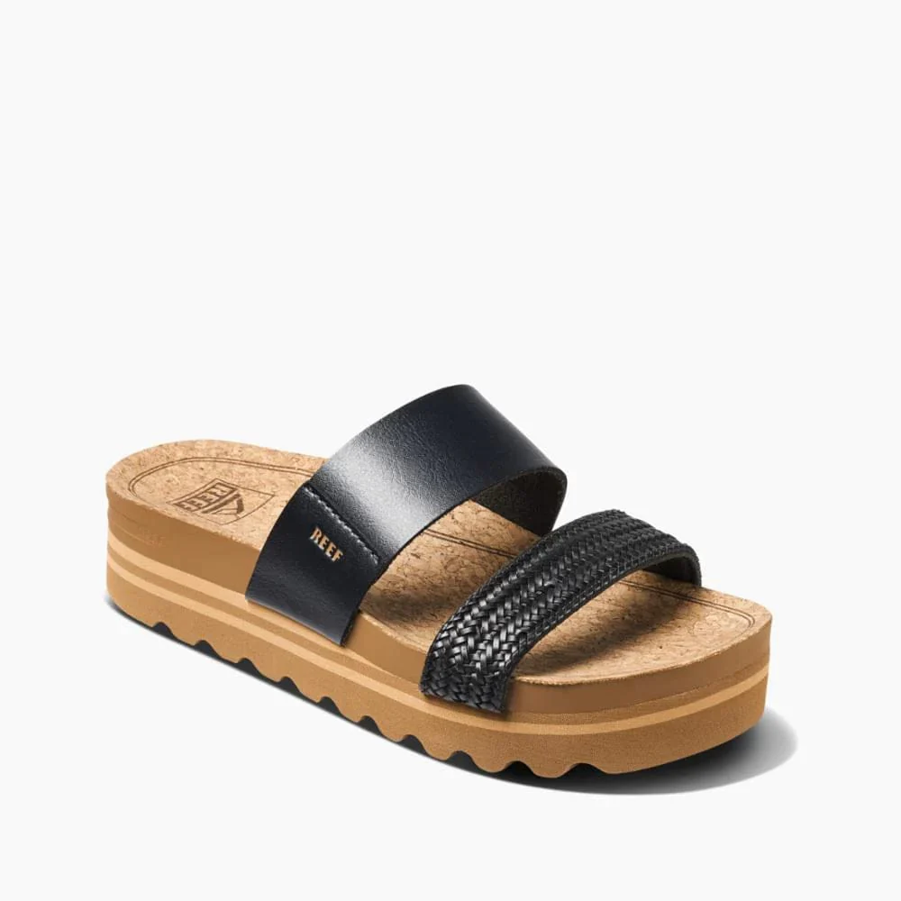 Reef Women's Cushion Bounce Vista Hi Sandals- Black Braid - Image 2