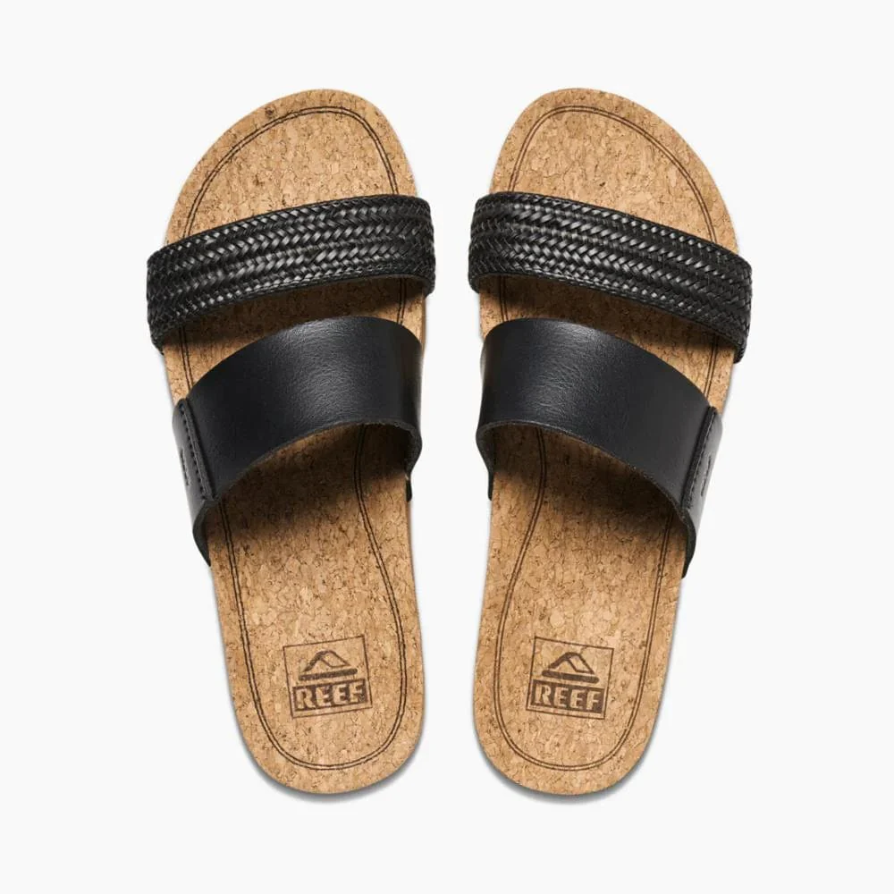 Reef Women's Cushion Bounce Vista Hi Sandals- Black Braid - Image 3